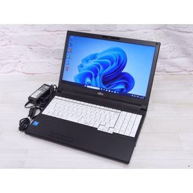 中古 Sランク 富士通 LIFEBOOK A5512/KX 第12世代 i5 1235U メモリ16GB NVMe256GB DVDS HD液晶 Win11