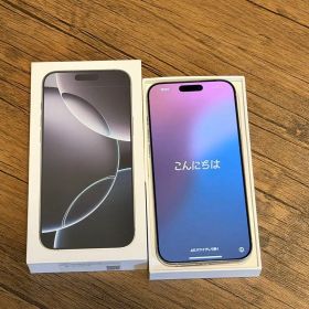 【国内品】iPhone 16 Pro Max 残積なし・1年未満 ペットタバコ無