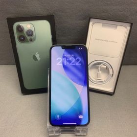 超美品 国内版 SIMフリー iPhone13 Pro 512GB アルパイングリーン色