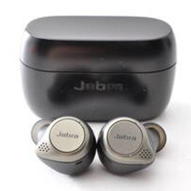 ★動作良好★ Jabra Elite 75t 完全ワイヤレスイヤホン チタニウムブラック ノイキャン Bluetooth ジャブラ 高音質 管理@4619