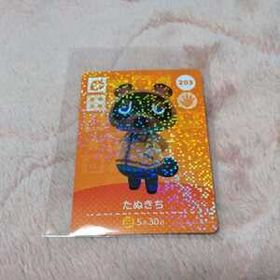 どうぶつの森 amiiboカード たぬきち 203