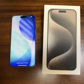 SIMフリー iPhone 15 pro max 256gb Natural Titanium MU6R3J/A 即決価格