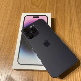 【美品】Apple iPhone 14 Pro 128GB ディープパープル
