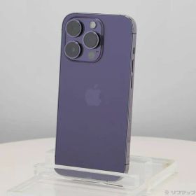 ソフマップ 〔中古品〕 iPhone14 Pro 128GB ディープパープル MQ0F3J／A SIMフリー【344】