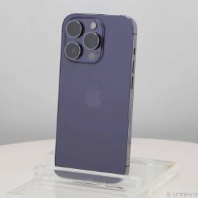 ソフマップ 〔中古品〕 iPhone14 Pro 128GB ディープパープル MQ0F3J／A SIMフリー【198】