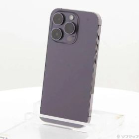 ソフマップ 〔中古品〕 iPhone14 Pro 128GB ディープパープル MQ0F3J／A SIMフリー【377】