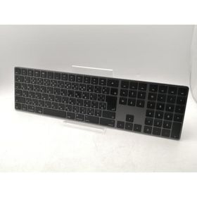 【中古】Apple Magic Keyboard（2018/テンキー付き/A1843） - 日本語（JIS） スペースグレイ MRMH2J/A【千葉】保証期間１週間