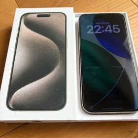 Apple iPhone 15Pro ナチュラルチタニウム 本体