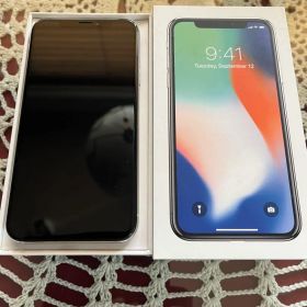 iPhone X シルバー 256GB iPhone10 安心データ消去利用