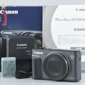 【中古】Canon キヤノン PowerShot SX720 HS ブラック コンパクトデジタルカメラ 元箱付き