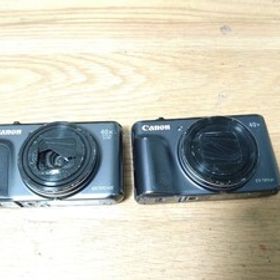 ■■【Canon】 PowerShot SX720 HS ブラック ２台セット｜Wi-Fi搭載｜40倍ズーム｜レンズ破損あり｜現状品■ 即決■■ キャノン ②