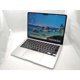 【中古】Apple MacBook Air 13インチ M2(CPU:8C/GPU:8C) 8GB/256GB シルバー MLXY3J/A (M2,2022)【大須2】保証期間１ヶ月【ランクB】