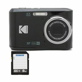 コンパクトデジタルカメラ PIXPRO ブラック FZ45BK2A ＋ 8GB SDHCメモリカード 1セット デジタルカメラ デジカメ カメラ 写真 黒 高性能なコンパクトカメラと8GBのメモリカードがセットになった、ブラックカラーのデジタルカメラセット 撮影の幅が広がる便利なアイテムです