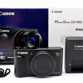 ★良品★ キヤノン Canon PowerShot SX740 HS ブラック 《元箱付・付属品多数！》★完動品★ #A603084