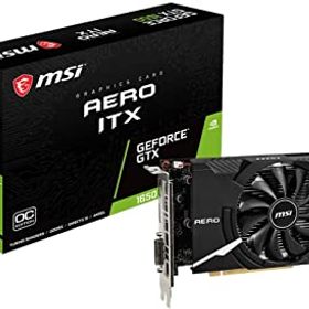 【中古】MSI GeForce GTX 1650 AERO ITX 4G OC グラフィックスカード [国内正規流通品]