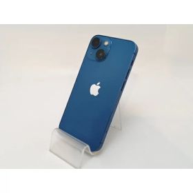 【中古】Apple au 【SIMフリー】 iPhone 13 mini 128GB ブルー MLJH3J/A【津田沼】保証期間1ヶ月【ランクC】