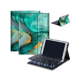 Case for Fire HD 10 ＆ 10 Plus Tablet (13th/11th Generation, 2023/2021 Release) 10.1" with Keyboard, PU Leather Multiple-Angles Keyboard C_並行輸入
