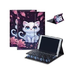 Case for Fire HD 10 ＆ 10 Plus Tablet (13th/11th Generation, 2023/2021 Release) 10.1" with Keyboard, PU Leather Multiple-Angles Keyboard C_並行輸入