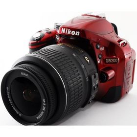 ニコン デジタル一眼 Nikon D5200 レンズキット レッド 中古 新品SDカード付き 届いてすぐに使える 動画撮影 手振れ補正