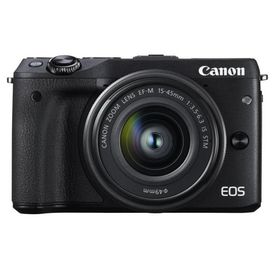 Canon ミラーレス一眼カメラ EOS M3 レンズキット(ブラック) EF-M15-45mm F3.5-6.3 IS STM 付属 EOSM3BK