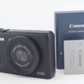 美品★Canon キャノン PowerShot S100 ブラック 1210万画素 光学5倍ズーム コンパクトデジタルカメラ R5474