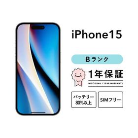 【中古】iPhone 15 128GB Bランク スマホ 本体 SIMフリー ピンク イエロー グリーン ブルー ブラック