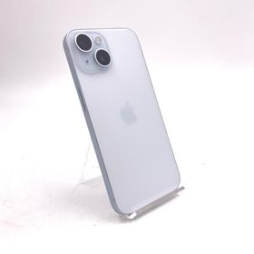 【全額返金保証】【最速発送】 iPhone 15 128GB ブルー Softbank 白ロム 美品 動作確認済 87%
