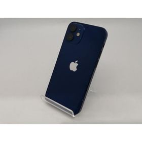 【中古】Apple SoftBank 【SIMロック解除済み】 iPhone 12 mini 64GB ブルー MGAP3J/A【DS秋葉】保証期間１ヶ月【ランクC】