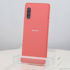 〔中古〕SONY(ソニー) Xperia 10 III 128GB ピンク SOG04 auロック解除SIMフリー〔276-ud〕