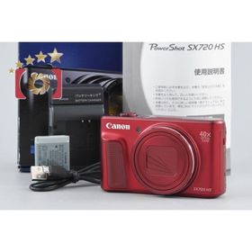 【中古】Canon キヤノン PowerShot SX720 HS レッド コンパクトデジタルカメラ 元箱付き