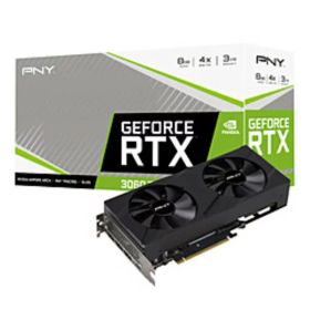 【中古】PNY GeForce RTX 3060 Ti 8GB GDDR6X VERTO Dual Fan LHR VCG3061T8LDFBPB1 【344-ud】