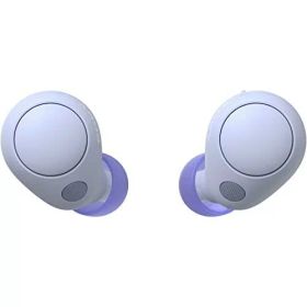 ソニー 完全ワイヤレスイヤホン WF-C700N :高性能ノイズキャンセリング搭載/軽量・小型設計/音質アップスケール機能搭載/連続音楽再生時間最長 7.5時間/IPX4防滴性能/急速充電対応/クリアな通話性能/マルチポイント対応 ラベンダー WF-C700N VZ