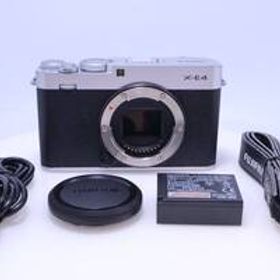 【極美品】FUJIFILM X-E4 ボディ シルバー F X-E4-S ミラーレスデジタルカメラ