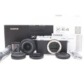 ショット数16390回！■ほぼ新品■ FUJIFILM フジフイルム X-E4 XC15-45mmレンズキット シルバー ♯10924