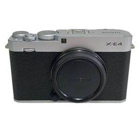 FUJIFILM X-E4 シルバー ボディ 富士フイルム ミラーレス一眼カメラ APS-C 中古 T11021480