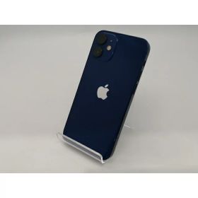 【中古】Apple SoftBank 【SIMロック解除済み】 iPhone 12 mini 64GB ブルー MGAP3J/A【DS秋葉】保証期間1ヶ月【ランクC】