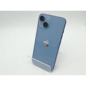 【中古】Apple docomo 【SIMフリー】 iPhone 14 128GB ブルー MPVJ3J/A【秋葉本店】保証期間１ヶ月【ランクB】