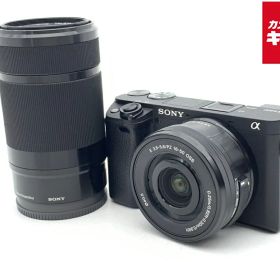 【中古】 【良品】 ソニー α6400 ダブルズームレンズキット ブラック [ILCE-6400X B] 【ミラーレス一眼】 【6ヶ月保証】