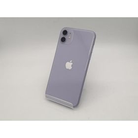 【中古】Apple au 【SIMロック解除済み】 iPhone 11 64GB パープル MWLX2J/A【DS秋葉】保証期間１ヶ月【ランクC】