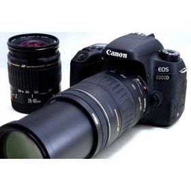 Canon EOS 9000D ダブルズームセット 美品 動作確認済み 1ヶ月保証付 高性能