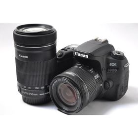 デジタル一眼 中古 CANON キヤノン EOS 9000D 標準＆望遠ダブルズームキット SDカード付き