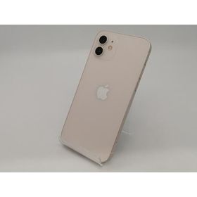 【中古】Apple SoftBank 【SIMロック解除済み】 iPhone 12 128GB ホワイト MGHV3J/A【DS秋葉】保証期間１ヶ月【ランクC】