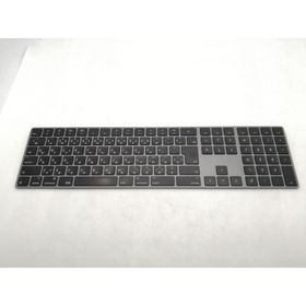 【中古】Apple Magic Keyboard（2018/テンキー付き/A1843） - 日本語（JIS） スペースグレイ MRMH2J/A【秋葉2号】保証期間１週間