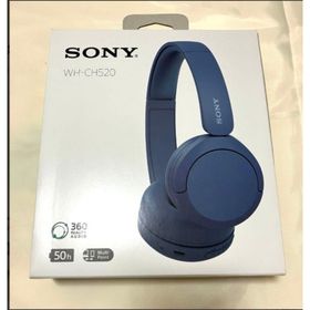 ソニー(SONY)の★ほぼ未使用 SONY WH-CH520 ワイヤレスヘッドホン ブルー(ヘッドフォン/イヤフォン)