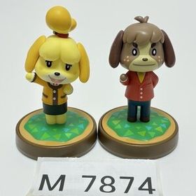 M7874 ●中古 即決●amiibo しずえ + ケント (アミーボ フィギュア どうぶつの森) ●Shizue winter clothes (Animal Crossing Series