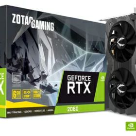 【中古】 ZOTAC GAMING GeForce RTX 2060 グラフィックスボード ZT-T20600H-10M VD7075