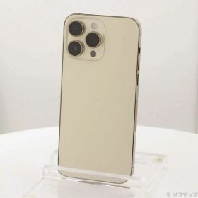 【中古】Apple(アップル) iPhone14 Pro Max 128GB ゴールド MQ983J／A SIMフリー 【262-ud】