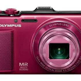 【中古】 OLYMPUS デジタルカメラ SH-25MR レッド iHSテクノロジー GPS・電子コンパス内蔵 1600万画素 裏面照射型CMOS 光学12.5倍ズーム DUAL IS ハイビジョンムービー 3.0型タッチパネルLCD 3Dフォト機能 SH-25MR RED