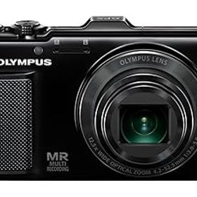 【中古】OLYMPUS デジタルカメラ SH-25MR ブラック iHSテクノロジー GPS・電子コンパス内蔵 1600万画素 裏面照射型CMOS 光学12.5倍ズーム DUAL IS ハイビ