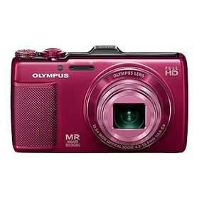 【中古】OLYMPUS デジタルカメラ SH-25MR レッド iHSテクノロジー GPS・電子コンパス内蔵 1600万画素 裏面照射型CMOS 光学12.5倍ズーム DUAL IS ハイビジ